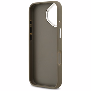 Guess Grained Big 4G Classic Logo -suojakuori iPhone 17 - ruskea
