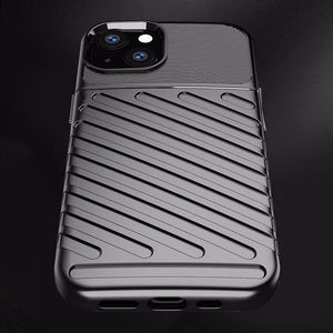 Thunder Case Joustava Kova Rugged Cover TPU Kotelo iPhone 13 mini vihreä