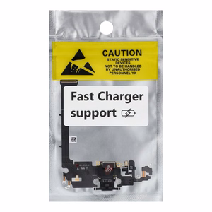 Latausliitin USB IPHONE 11 Pro musta (käytetty)