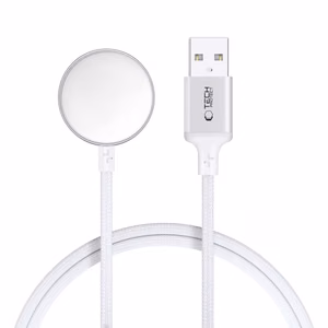Tech-Protect UltraBoost USB-A induktiivinen laturi Apple Watch:lle 1 m - valkoinen