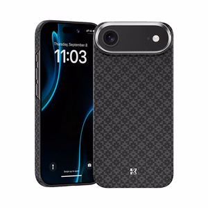 Benks magneettinen Armor Air Armor Grid Kevlar suojakuori metallirunko 600D iPhone 17 Air musta