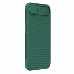 Nillkin CamShield Pro iPhone 16e / 17e:lle - Tummanvihreä