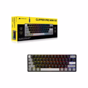 Corsair CLIPPER PRO MINI 60% Hall-effect gaming keyboard, black