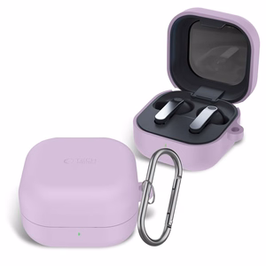 Tech-Protect Silicone Hook -suojakuori Samsung Galaxy Buds 4 / 4 Pro:lle violetti