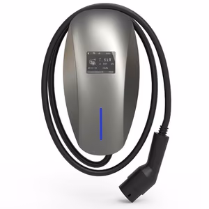 Electric car charging station, Type 2, 22kW, 32A, 3-phase, 5m