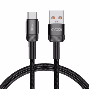 Tech-Protect UltraBoost Evo USB-C / USB-A kaapeli 100W 5A 1m - musta