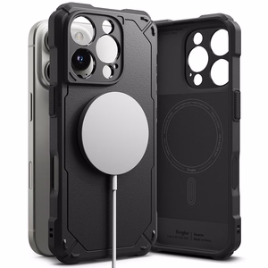 Ringke Rugged Gear MagSafe iPhone 16 Pro Max Suojakuori - Musta