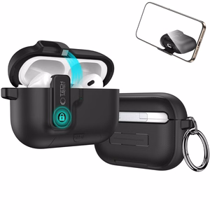 Tech-Protect Slim Hook Suojakuori AirPods Pro 3 -lle - musta