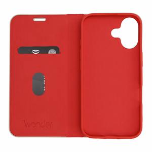 Wonder Frame Suojakuori iPhone 17:lle punainen
