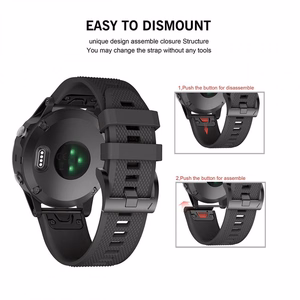 Tech-Protect Smooth Garmin Fenix 5 / 6 / 6 Pro / 7 musta