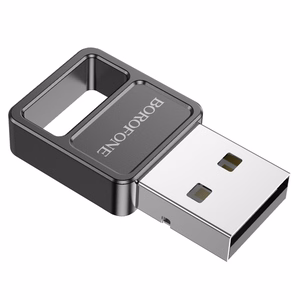 Borofone DH8 Bluetooth 5.1 -sovitin USB, musta