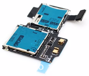 Flex Samsung i9500/i9505 S4 SIM ja microSD-korttipaikkaan ORG
