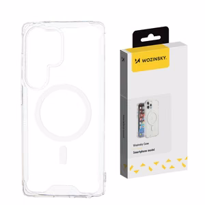 Wozinsky Clear Corner MagSafe Suojakuori Samsung Galaxy S25+:lle - läpinäkyvä
