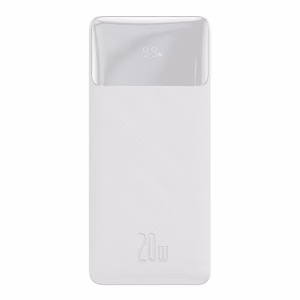 Varavirtalähde Baseus Bipow 10000mAh, 20W (valkoinen)
