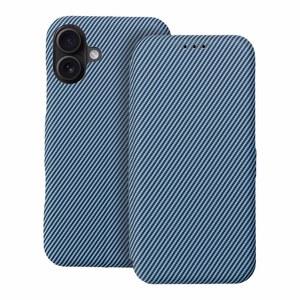 Lompakkokuori iPhone 16 PLUS:lle Folio Side Magnet sininen