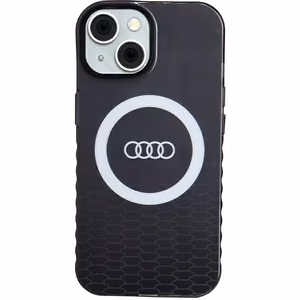 Audi IML Big Logo MagSafe Suojakuori iPhone 15 / 14 / 13:lle - musta