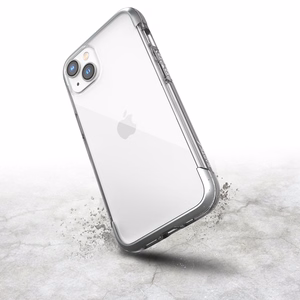 Raptic X-Doria Air kotelo iPhone 14 Plus panssaroitu kansi hopea