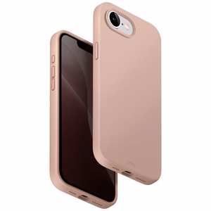 Uniq Lino Magclick Lataus Suojakuori iPhone 16e:lle - Vaaleanpunainen