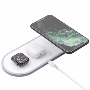 Langaton latausasema Dudao 3in1 (A11) (Puhelin; AirPods; Kello) valkoinen