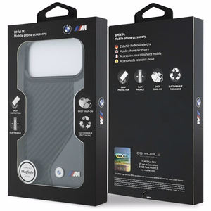 BMW M Carbon Logo MagSafe Suojakuori iPhone 17 Pro Maxille - grafiitti