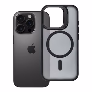 Case for iPhone 16 PRO Forcell F-Protect Shadow Stand Premium compatible with MagSafe black