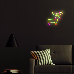 Neon LED-valo ELK moniväri Bat + USB FLNE12 Forever Light