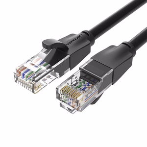 PATCH CABLE CAT.6 UTP/15M BLACK IBEBN VENTION