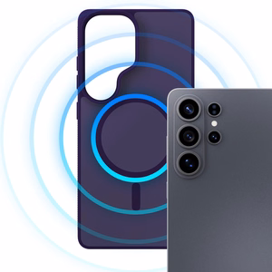 Samsung Galaxy S26 Ultra – 3mk Smoke MagCase violetti puhelimen suojakuori