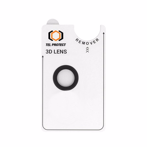 Tempered glass Tel Protect 3D Lens on camera for Iphone 17 Air black (lens 1 piece)