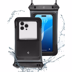 Spigen A611P 2-pack vedenpitävä suojakuori - mattamusta