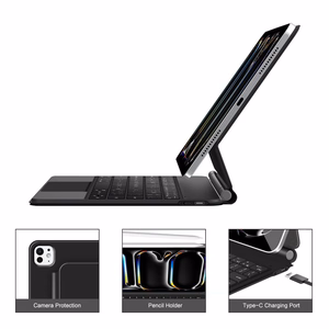 Tech-Protect SmartCase Magneettinen iPad Pro 11 5/6 2024-2025:lle - Musta