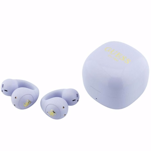 Wireless earphones OWS Guess Mini Classic purple