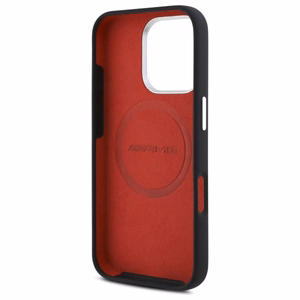 AMG Silikoninen Graphics MagSafe suojakuori iPhone 16 Pro Max:lle - musta