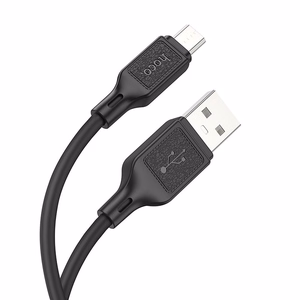 Kaapeli USB-A - Micro USB Hoco 2,4A 1 m X90 musta