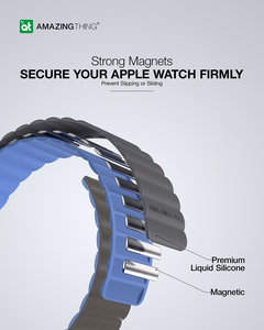 Amazing Thing Band Smoothie Mag AWSPMGB for Apple Watch 49/45/41 grey