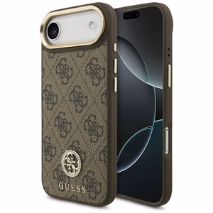 Guess 4G Strass Logo MagSafe Suojakuori iPhone Airille - ruskea