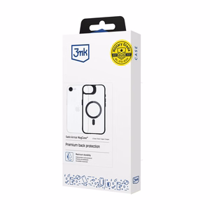3mk Satin Armor MagCase Apple iPhone 16e / SE 4:lle - läpinäkyvä