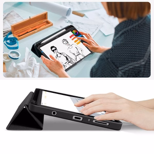 TechProtect SmartCase Pen Suojakuori Samsung Galaxy Tab A9 / A11 8.7 X110 / X115 / X133 / X135 - Musta