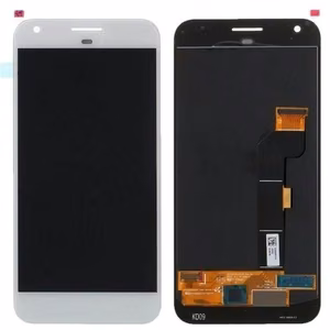 LCD-näyttö Google Pixel XL kosketusnäytöllä valkoinen alkuperäinen (service pack)