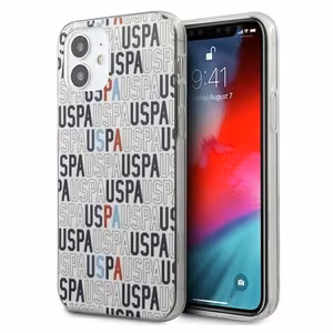 US Polo USHCP12SPCUSPA6 Logo Mania Collection suojakuori laitteelle iPhone 12 mini 5.4", valkoinen