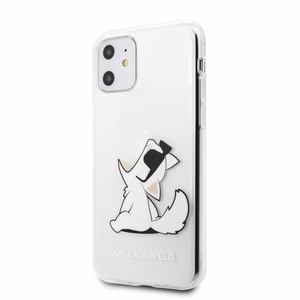 Karl Lagerfeld Choupette Fun iPhone 11 / Xr Suojakuori - Läpinäkyvä