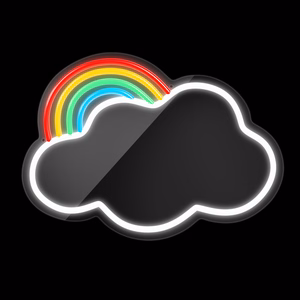 Neon MIRROR LED CLOUD moniväri FMNE05 Forever Light