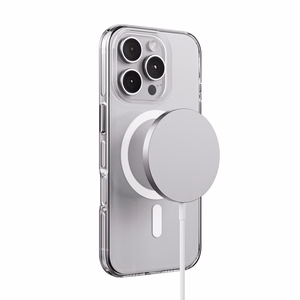 Crong Clear MAG Pro MagSafe suojakuori iPhone 16 Pro -laitteelle, läpinäkyvä
