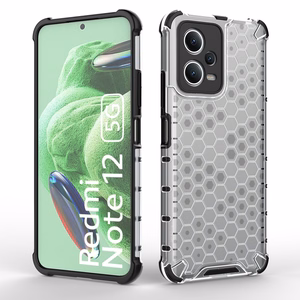 Honeycomb panssari hybridinen Suojakuori Xiaomi Redmi Note 12 5G / Poco X5 5G:lle musta