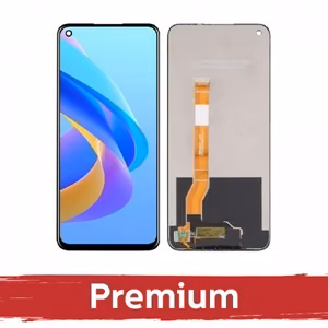 LCD-näyttö OPPO A76 / A36 (4G) musta OEM
