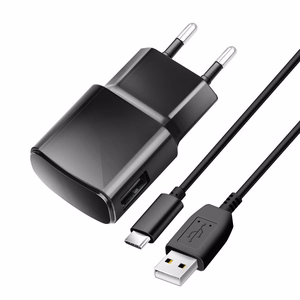 Puhelinlaturi Blue Star USB A 2A 10W + kaapeli USB A - USB C TFK-TC-1100B musta
