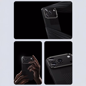 Benks Montage Magneettinen Armor Air Kevlar Suojakuori Metal Frame 600D+1500D (MB70) iPhone 17 Pro Max:lle musta
