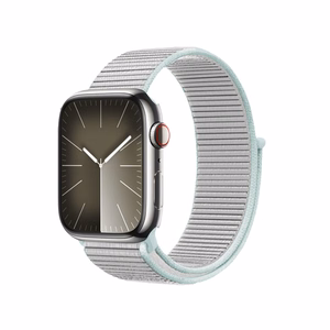 Crong Nylon Sport strap for Apple Watch 38 / 40 / 41 mm and 42 mm (Series 10 / 11), pastel grey