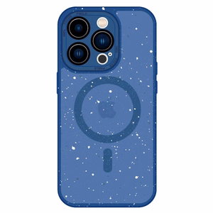 Tel Protect Magneettinen Splash Frosted Suojakuori iPhone 11 Pro Max:lle tummansininen