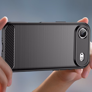 Carbon Suojakuori iPhone 17 Air:lle - Musta